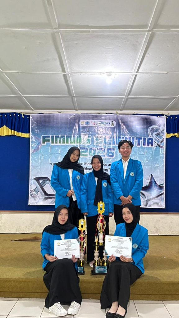 Mahasiswa Prodi Tadris Matematika FTK UIN Jambi Raih Juara 3 dan Best Innovation di FIMNAS Scientia 2026